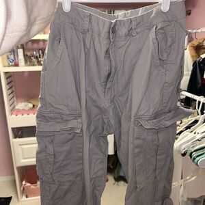 Gray Cargo Pants
